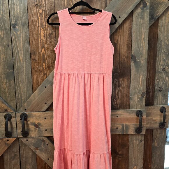 Pretty Peach Size Medium Fit and Flare Dress by Old Navy - Picture 1 of 2